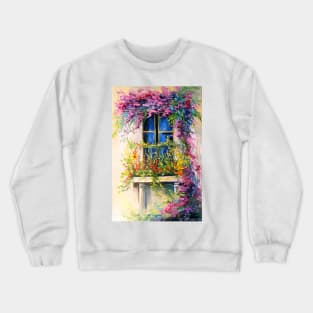 Blooming balcony Crewneck Sweatshirt